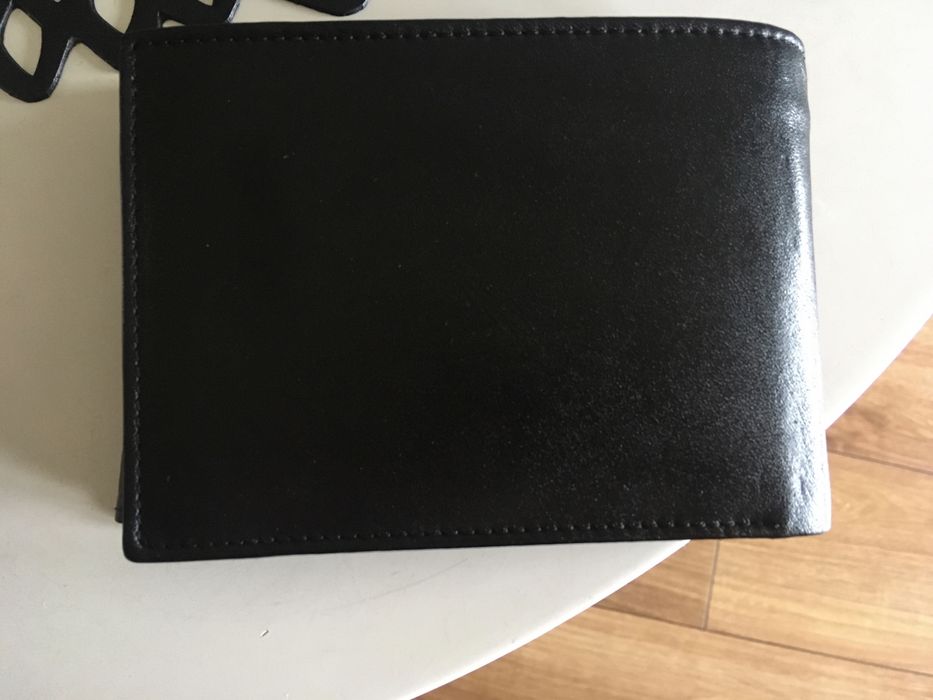 Portfel męski, skóra naturalna