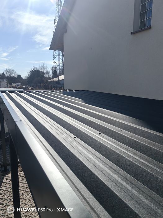 Carport Wiata 3x6 GRUBA Stalowa Producent Świdnica /LED/ Ocynk