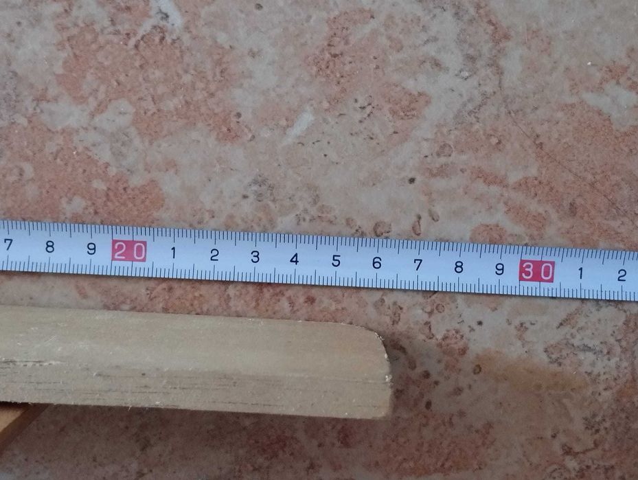 Régua T em madeira Antiga