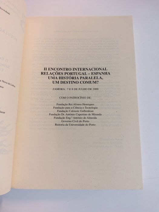 II Encontro Internacional Relações Portugal - Espanha  

População e S