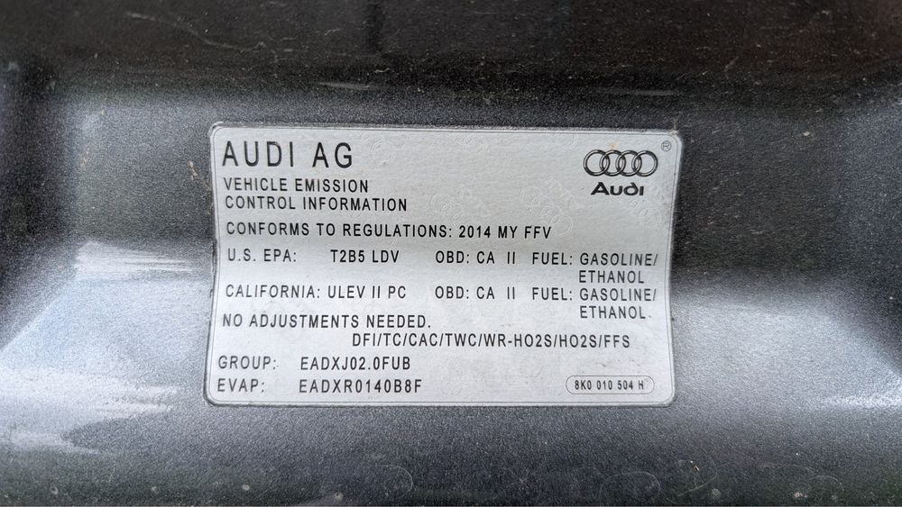 Капот для Audi Q5 8r0 (рестайлінг) оригінал