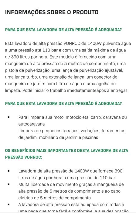 Lavadora de pressao