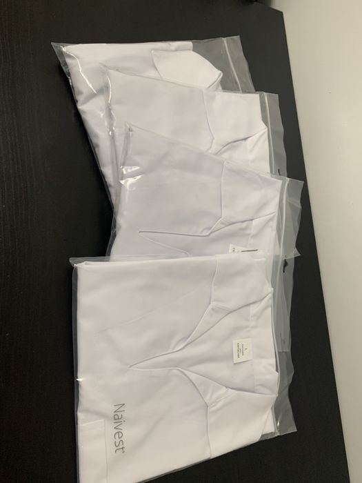 Hotelaria, camisas de Padeiro/chef/pozzaiolo, novas e de boa marca