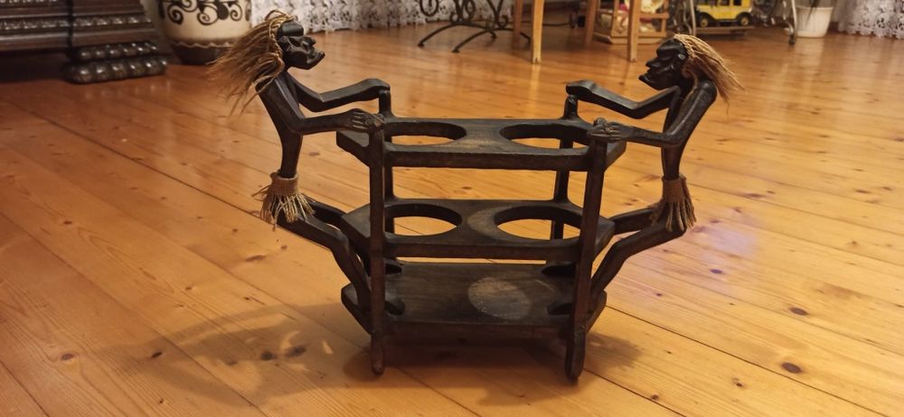 Stojak na wino dekoracja