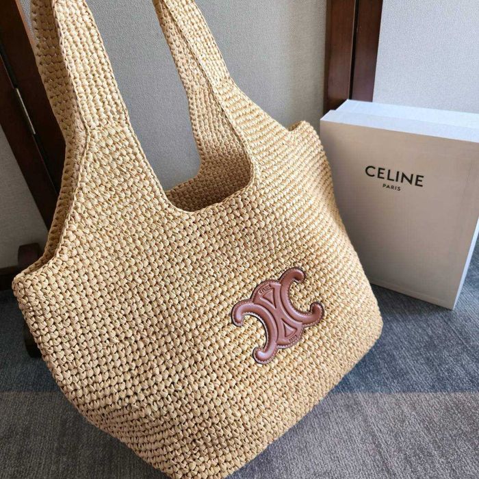 Pleciona torebka Celine classic panier cabas