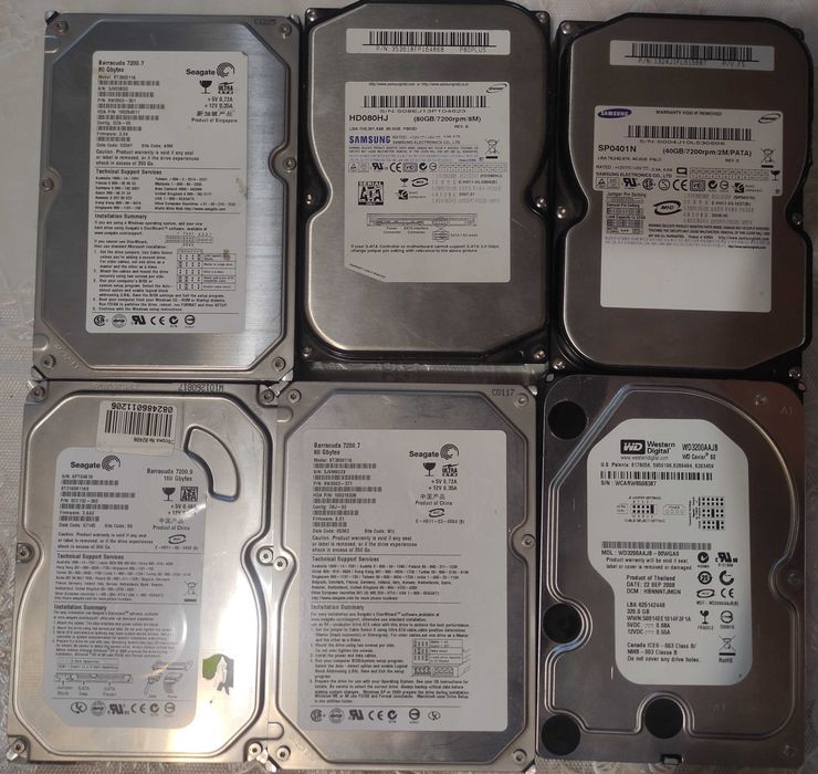 hdd 80 gb - купити комплектуючі для ПК - Ціна на OLX.ua