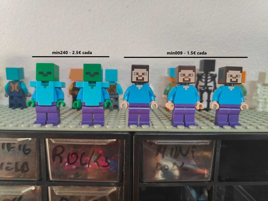 Lote Minifiguras Lego Minecraft