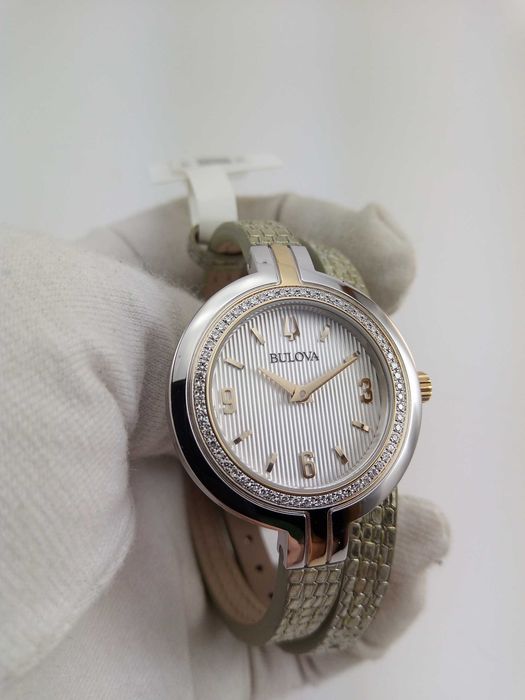 Женские часы 52 бриллианта 0,25 карат Bulova 98R278 Rhapsody РРЦ $1020