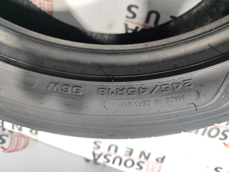 2 pneus semi novos 245-45R18 goodyear - Oferta dos Portes