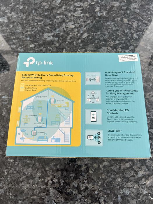 Pacote (Powerline Wi-Fi 3-Pack Kit) + (Powerline Wi-Fi Extender)