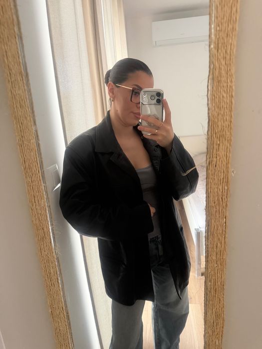 Kurtka skórzana naturalna skóra vintage must have viral