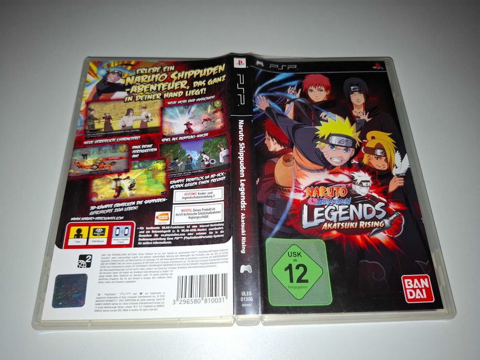 Naruto Shippuden Legends Akatsuki Rising - Sony PSP
