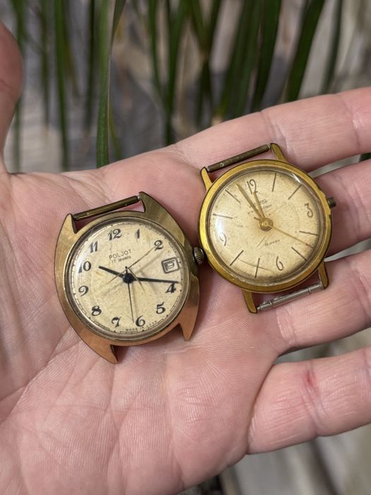 Часы позолота Полет и Восток