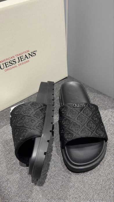 Nowe Oryginalne Klapki Guess z Metką i Pudełkiem – Rozmiar 38, 39,40