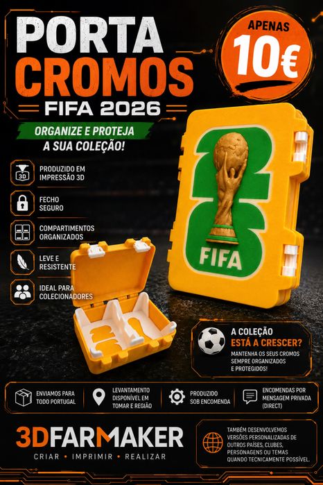 Porta Cromos copa do mundo