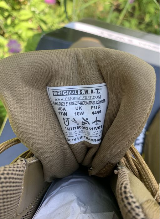 Берці  SWAT  Original 44р.  Uk10  usa12,5  нові