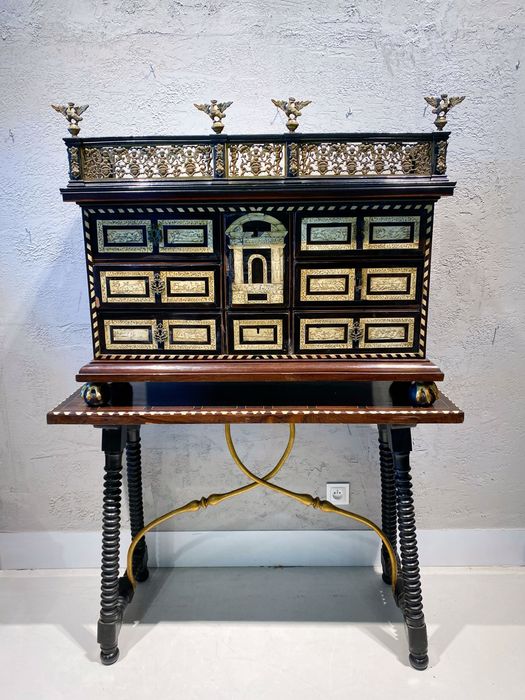 Kolekcjonerski unikatowy Kabinet barokowy XVII dzielo sztuki