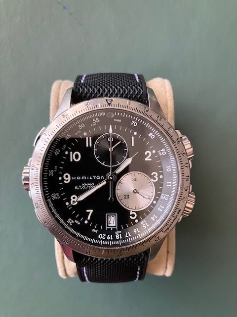 Годинник Hamilton Khaki ETO quartz H77612333