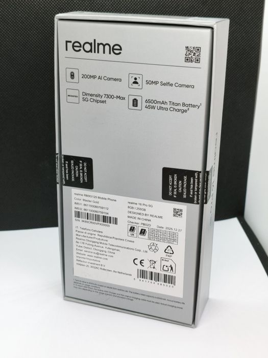 Realme 16 Pro 8GB/256GB  200MP e 144 HZcomo novo + Oferta Carregador
