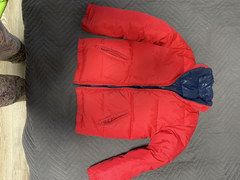 Куртка пуховик зима двух сторонняя