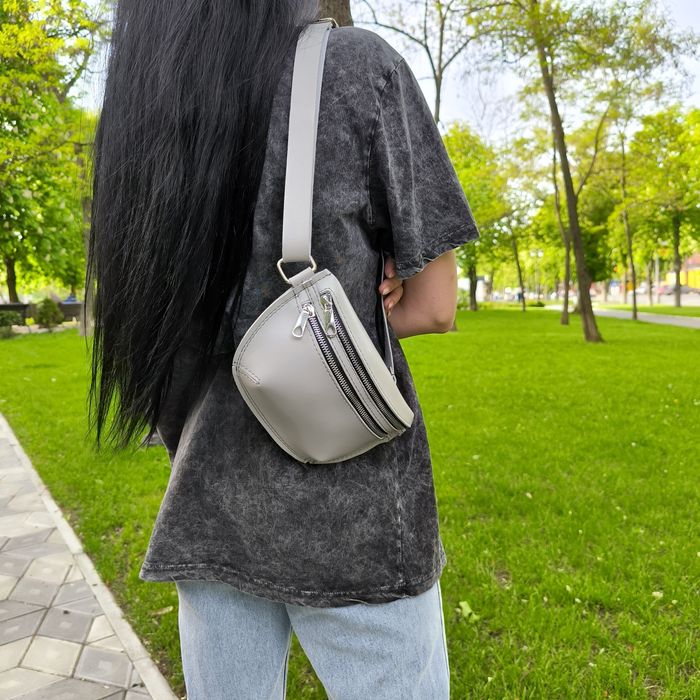 Сумка поясна через плече бананка женская поясная еко кожа эко кожаная