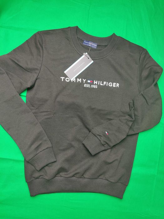 S-XL Bluza damska Tommy Hilfiger czarna nowość mały znaczek