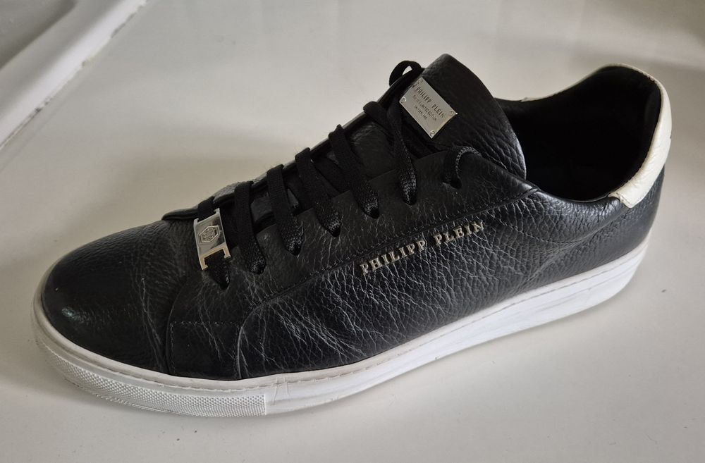 PHILIPP PLEIN roz. 46 skóra naturalna w całości made in italy premium