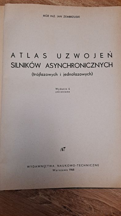 Atlas uzwojeń silników asynchronicznych J. Zembrzuski