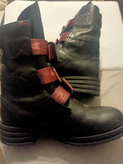 Botki Fly London 37 nowe skórzane