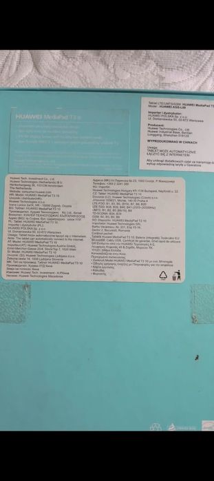 Teblet Huawei bardzo dobre działa używanie