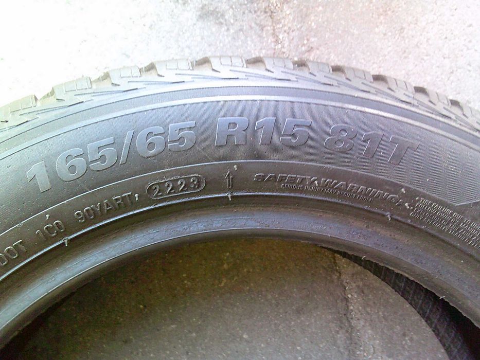 Opony 165/65/15 Kumho 2szt DEMO Całoroczne