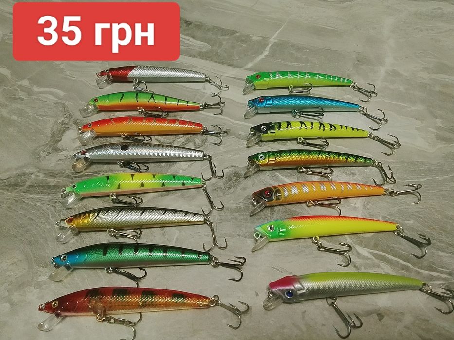 Воблер для риболовлі. Нові. Дивись фото.