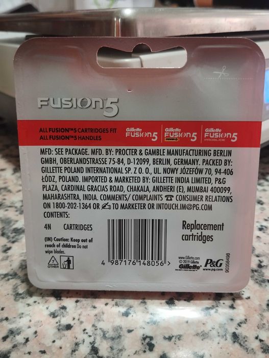 Recargas Gillette fusion 5