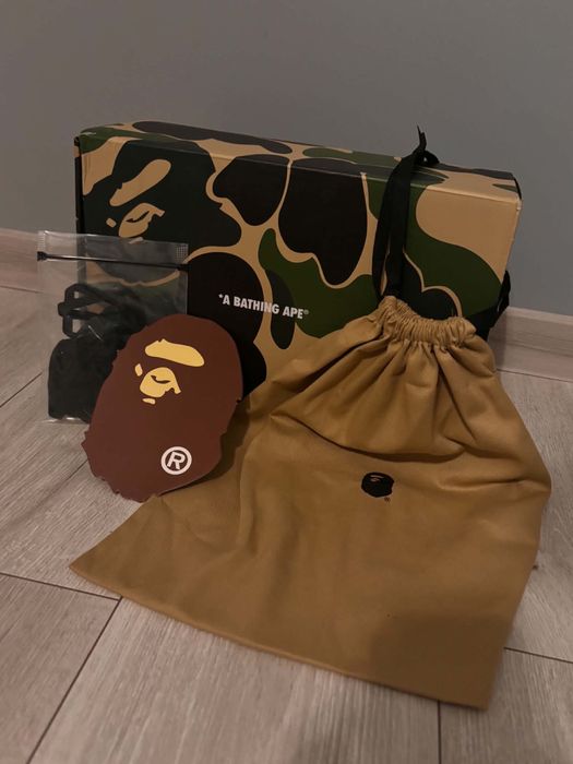 Buty Bape czarno białe