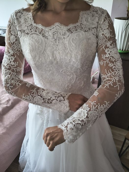 Suknia ślubna Jola Moda + sukienka dla corki