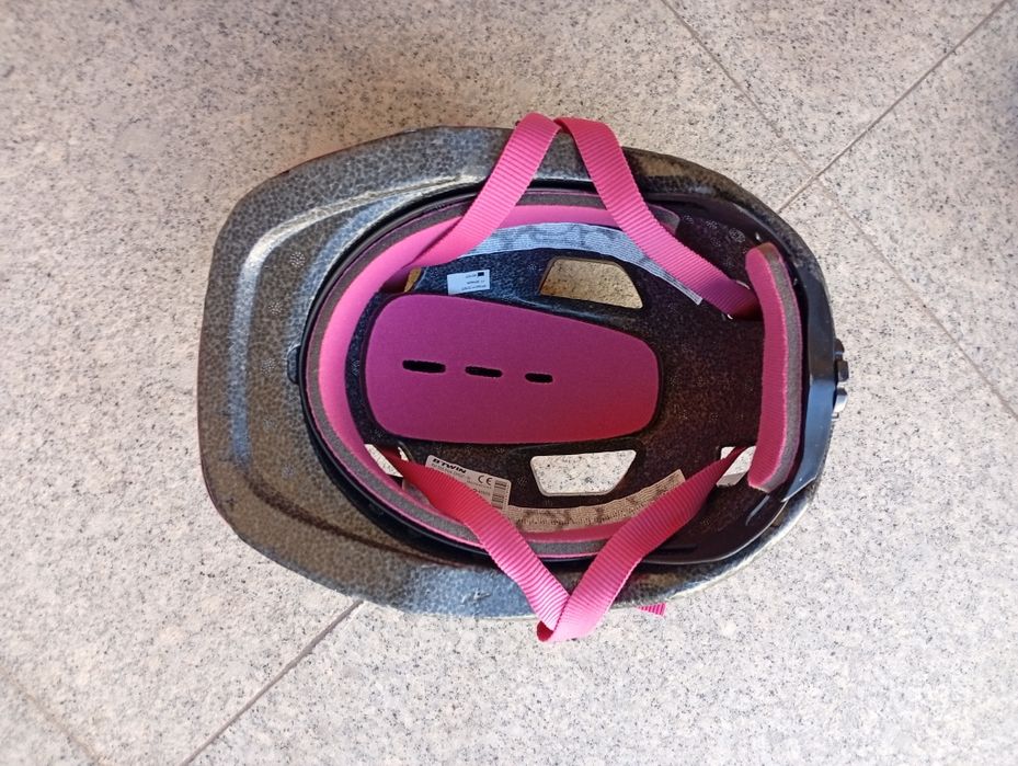 Capacete de Criança B'Twin Rosa