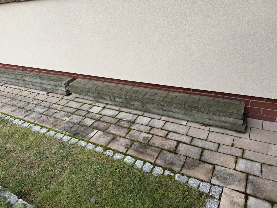 Murek, podmurówka do ogrodzenia 240x22x7