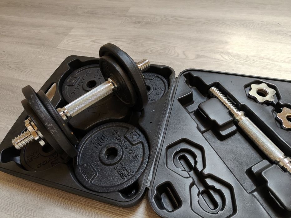 Halteres de musculação Domyos