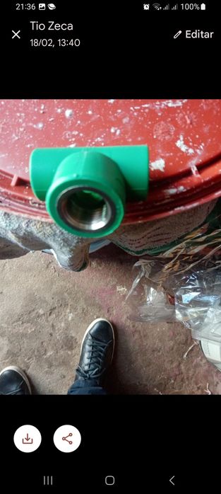 Caixa de corte água em PPR