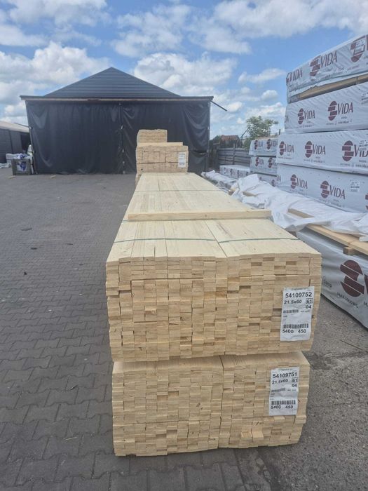 Kontrłata 21,5x60 sucha strugana świerk