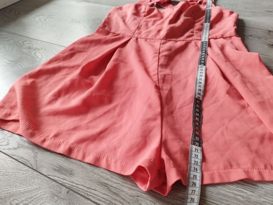 R.40 koralowy kombinezon na lato damski