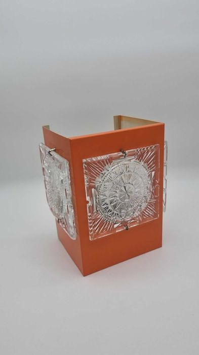 Unikat Kinkiet Napako Mid Century Design Czechosłowacja PRL J Hurka
