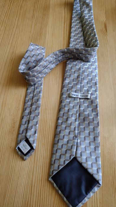 Krawat męski szeroki