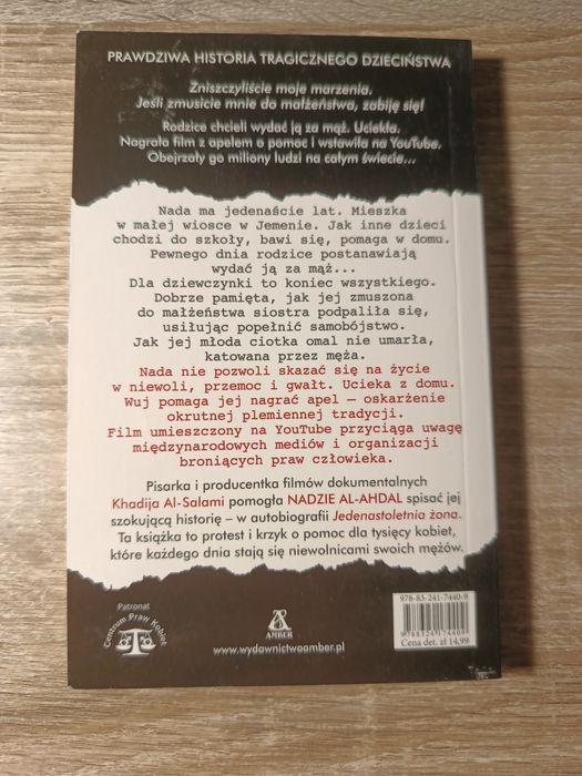 Książka ,,Jedenastoletnia żona"