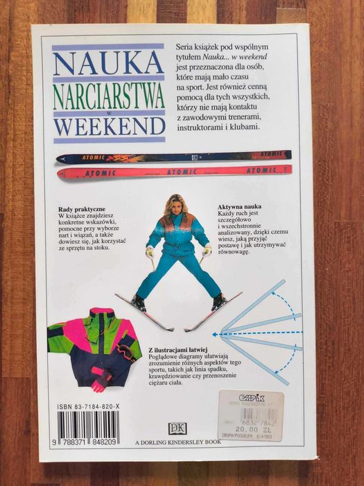 Nauka narciarstwa w weekend Konrad Bartelski, Robin Neillands książka
