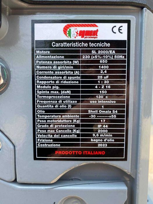 Автоматика для відкатних воріт Rotelli, X-Boost, Segment