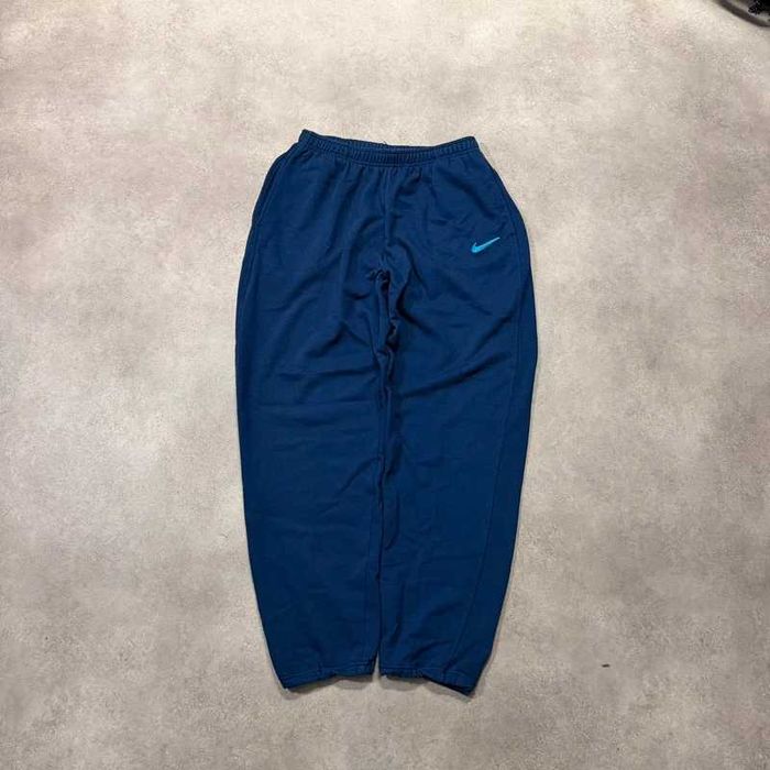 Vintage Spodnie Dresowe Nike Solo Swoosh Sweatpants Baggy Retro Swag