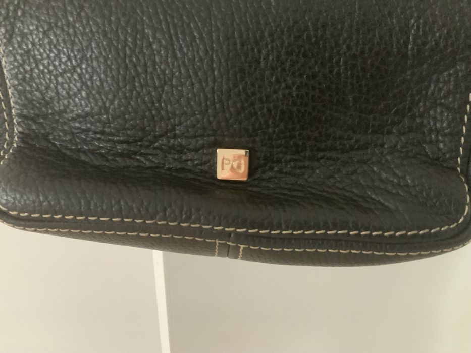 Carteira em pele castanha Purificacion Garcia