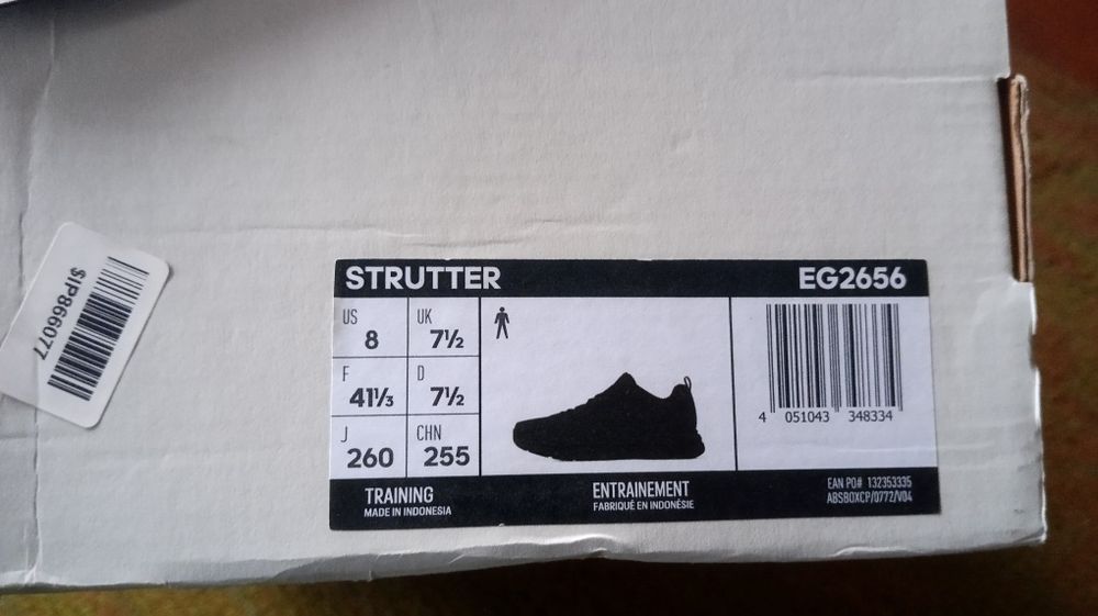 Кросівки adidas strutter 41.5 black