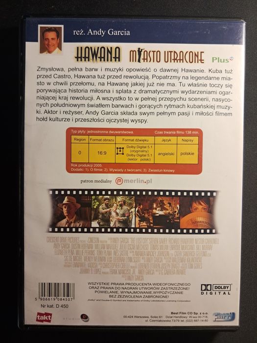 Hawana - Miasto utracone | Andy Garcia | DVD